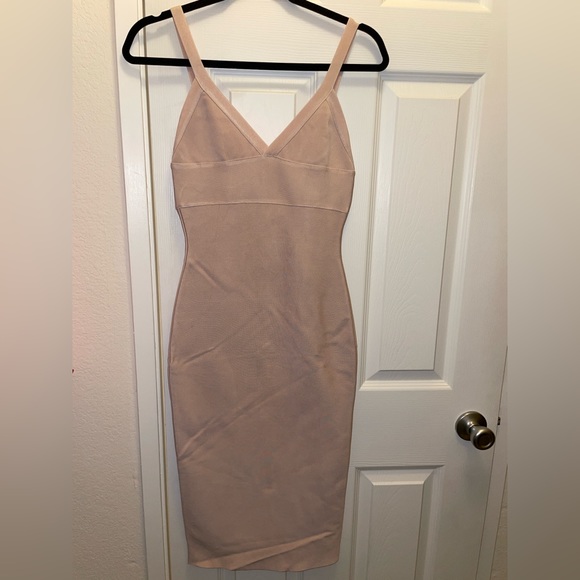 NWT meilun bodycon dress light pink - Picture 4 of 8